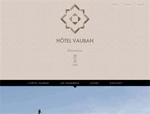 Tablet Screenshot of hotelvauban.lu